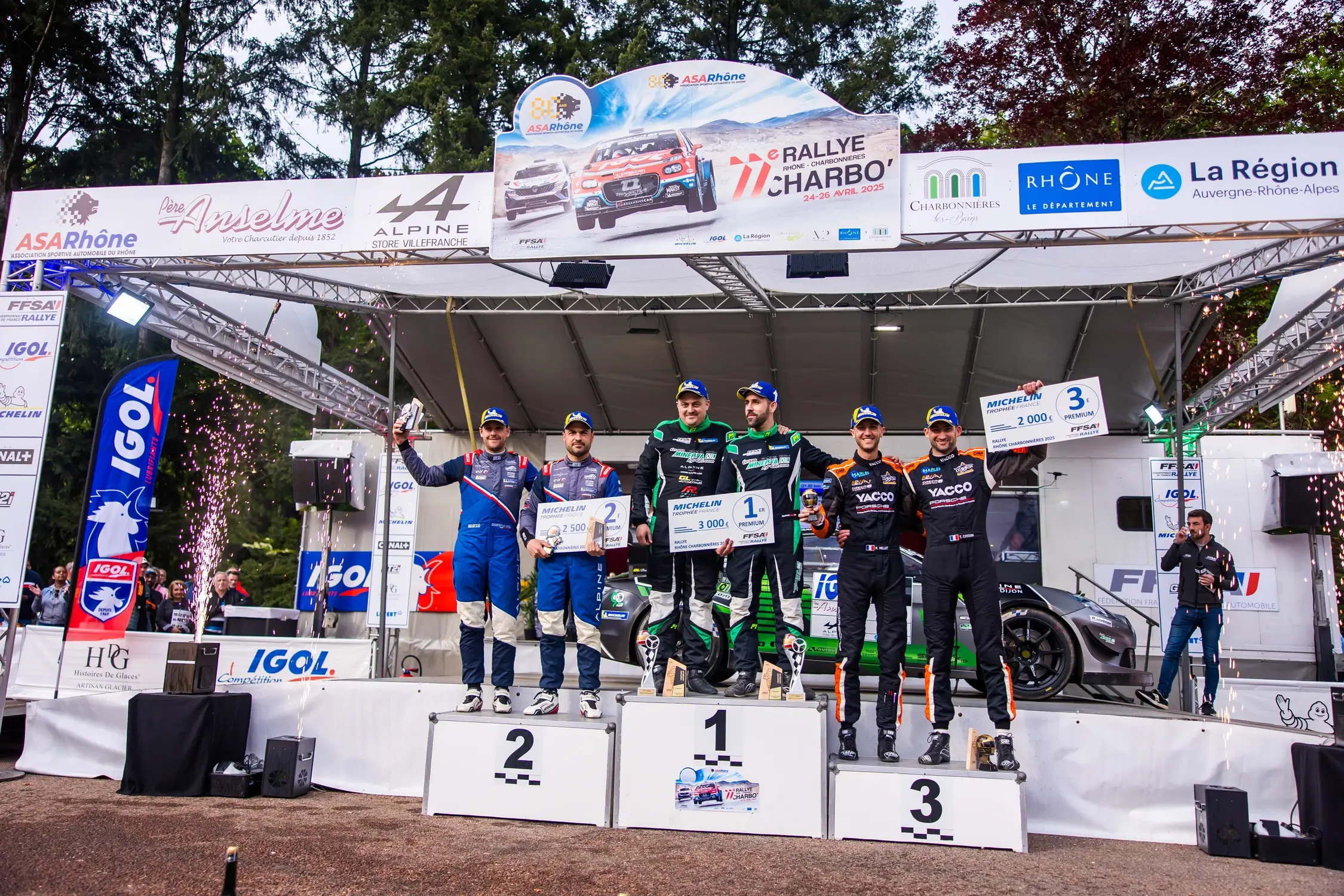Cosson podiums shiftech partenariat rallye rallye rhone charbonnieres 2025 resultats 231