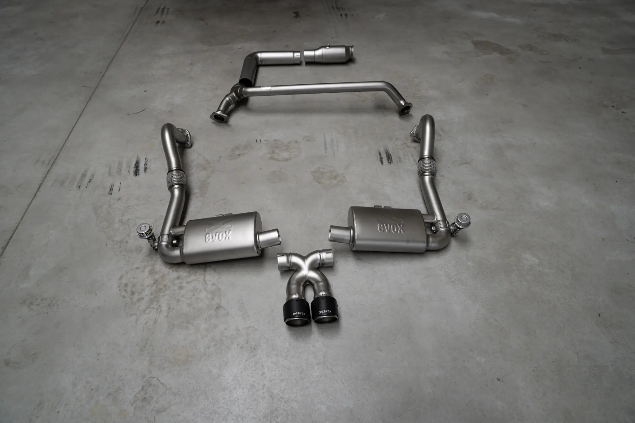 Evox echappement inox performance shiftech 1 2048