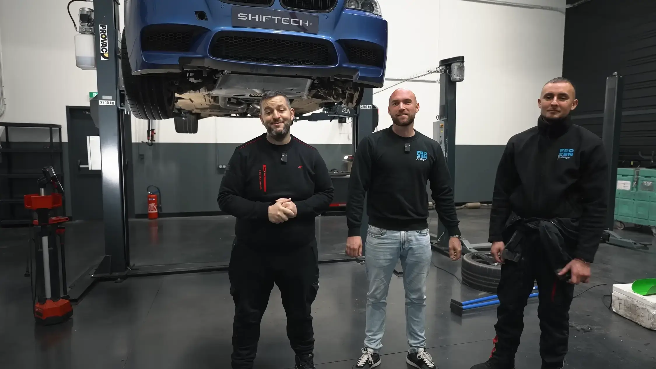 Frozen garage cryogenie shiftech bmw m5 laboiserie